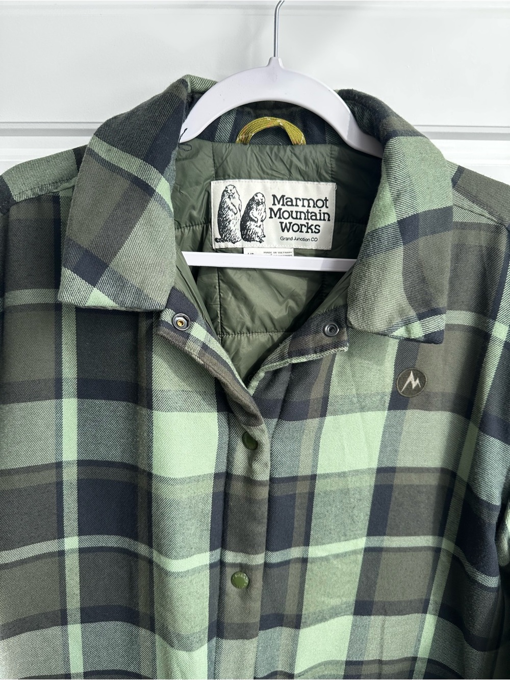Vintage Marmot Men's Lanigan Flannel Chore Coat Size Large - Picture 2 of 6